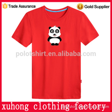 100% cotton round neck t-shirt rubber print on t-shirt